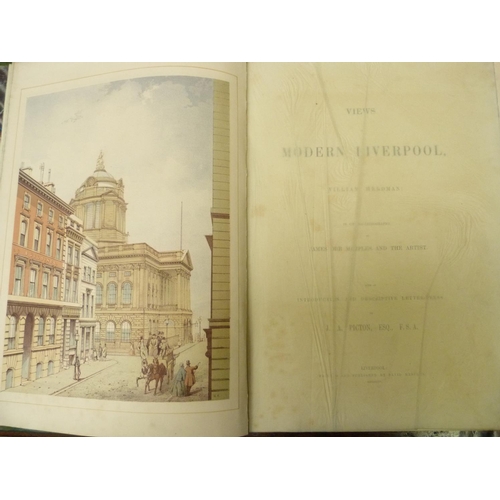 105 - PICTON J. A. (Ed).  Views in Modern Liverpool by William Herdman. 37 good chromolitho plat... 