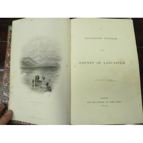 113 - WRIGHT G. N. & ALLEN T.  Lancashire, Its History, Legends & Manufactures, vol. 1. ... 