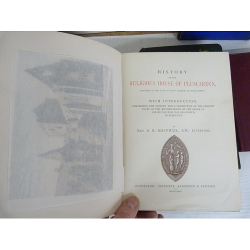 126 - STUART JOHN.  Records of the Priory of the Isle of May. Plates. Small quarto. Orig. brown ... 