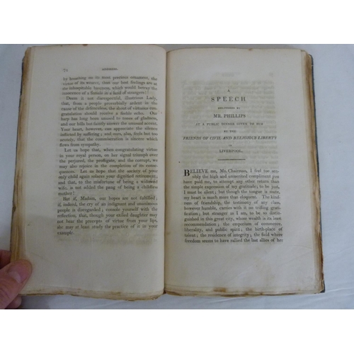 138 - PHILLIPS CHARLES.  The Speeches ... Delivered at the Bar on Various Public Occasions. Orig... 