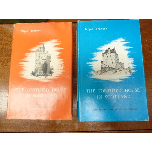 155 - TRANTER NIGEL. The Fortified House in Scotland. 5 vols. Illus. Orig. cloth in d.w's. 1962-1977.... 