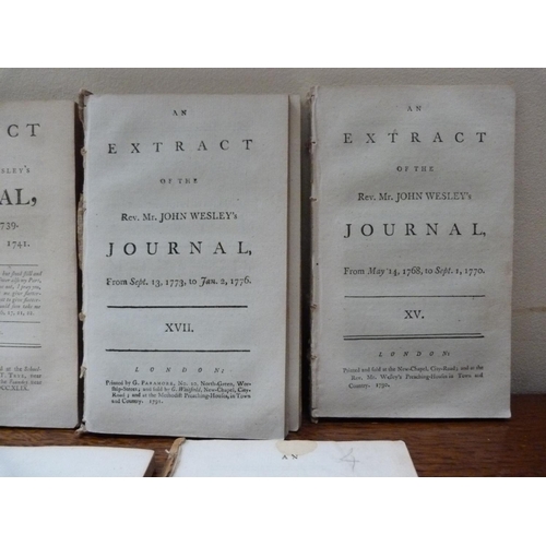 160 - JOHN WESLEY & HIS CIRCLE.  A Compendium of Logic, orig. wrappers, 1756; An Extract of the Rev. M... 