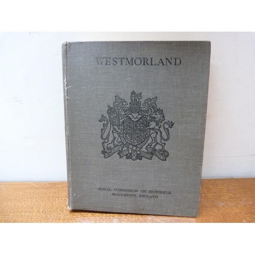 189 - ROYAL COMM. ON HISTORICAL MONUMENTS.  Westmorland. Many illus. & plans. Quarto. Orig. grey ... 