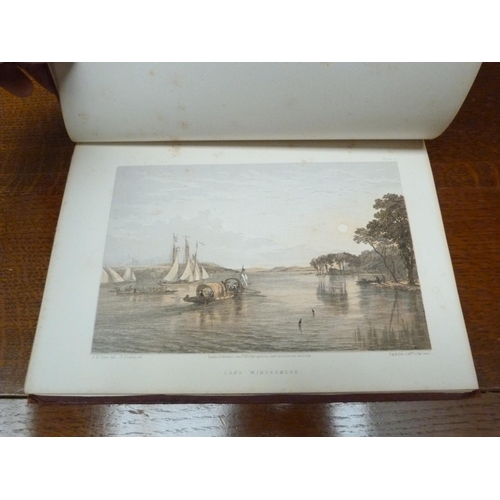 194 - PYNE J. B.  Lake Scenery of England. Chromolitho title & col. litho plates, as called ... 