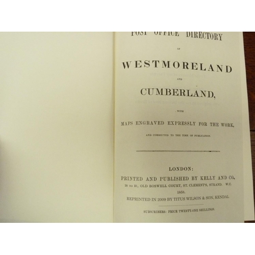 201 - KELLY & CO.  Directory of Cumberland. Loose fldg. map. Orig. red cloth, fading & w... 