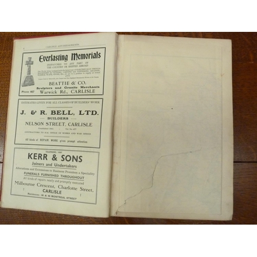 204 - KELLY & CO.  Directories of Cumberland for 1934 & 1938. Each with fldg. map in ori... 