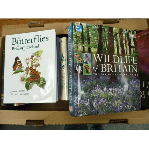 207 - Natural History.  A carton of books & softback publications incl. Cumbria.... 