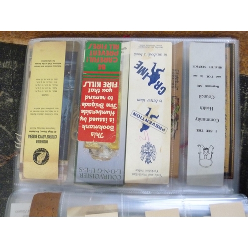 217 - BOOK MARKS.  A very extensive collection of late 19th & 20th cent. book marks in card, leather &... 