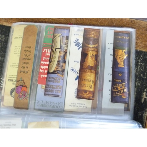 217 - BOOK MARKS.  A very extensive collection of late 19th & 20th cent. book marks in card, leather &... 