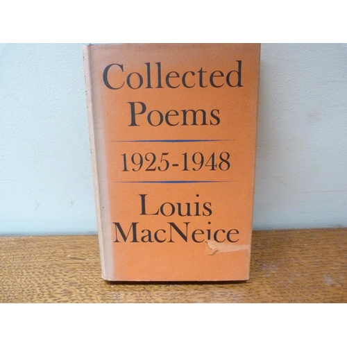 225 - MACNEICE LOUIS.  Collected Poems, 1925-1948. Signed by Macneice & dated 21.2.59. Orig. blue clot... 