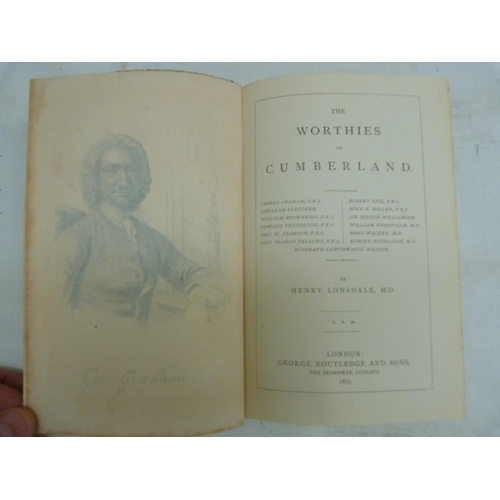 229 - LONSDALE HENRY.  The Worthies of Cumberland. 6 vols. Signed & inscribed by the author. Orig... 