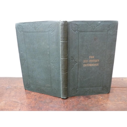 35 - RONALDS ALFRED.  The Fly-Fisher's Entomology. 20 hand col. plates. Orig. green cloth. 1868.... 