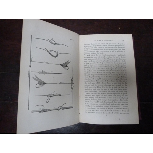 37 - FRANCIS FRANCIS.  A Book On Angling. Plates & illus., incl. col. plates of flies. Orig... 