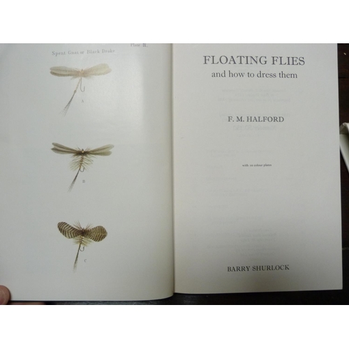 44 - HALFORD F. M.  Floating Flies & How To Dress Them. Ltd. ed. 50/150. Col. plates & ... 