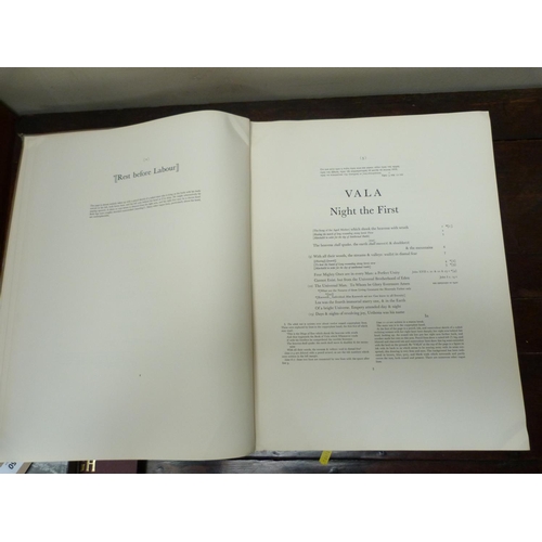 51 - BLAKE WILLIAM.  Vala or The Four Zoas, ed. by G. E. Bentley. Facsimile plates. Large quart... 