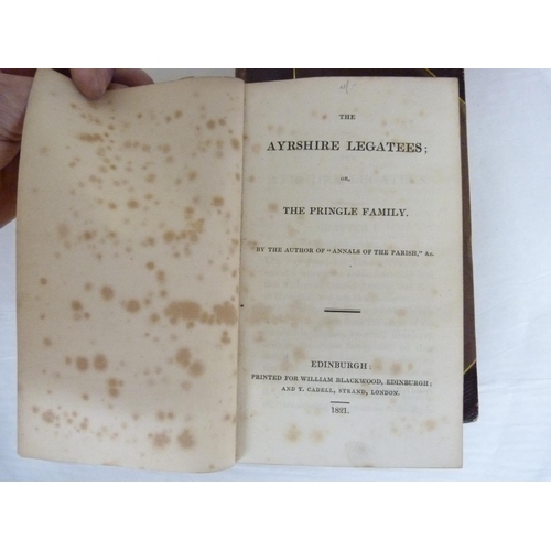 93 - GALT JOHN.  Various 1st editions, mixed cond., some poor. Annals of the Parish, 1821; The Ayrshire L... 