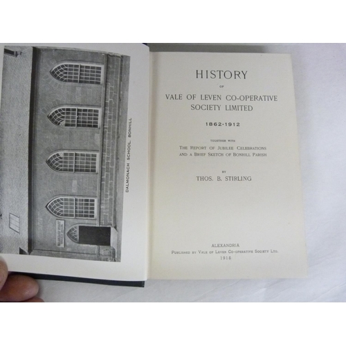 95 - CO-OPERATIVE MOVEMENT.  Local histories for Barrhead (2), Johnstone & Vale of Leven.&n... 