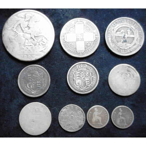 154 - Small collection of various coins.