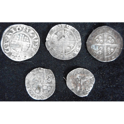 159 - England. Small collection of medieval silver pennies and half-pennies.