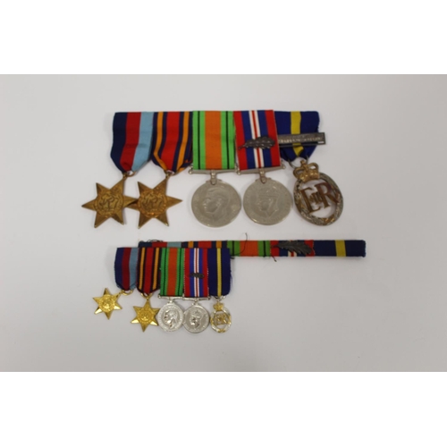 180 - WW II MID group of five. 1939, Burma Stars, War and Defence Medals, Army Emergency Reserve Medal. MI... 