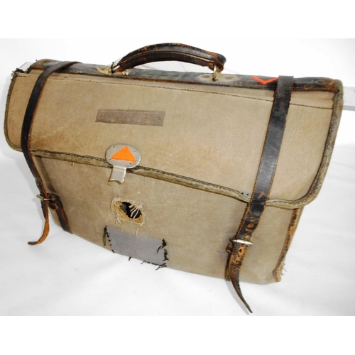 286 - Unique personal navigation bag used by Flt. Lt. Cooper, complete with all original contents, used du... 