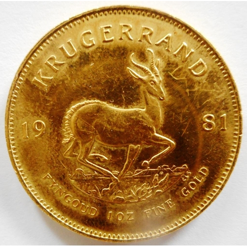 59 - South Africa. Krugerrand. 1981.