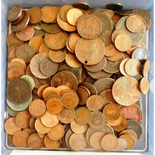 73 - United Kingdom. Box of various Georgian and other copper coins.