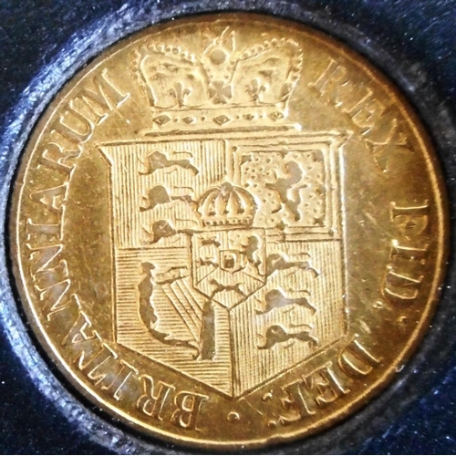 9 - United Kingdom. Half-sovereign. George III. 1817. F. Cased.