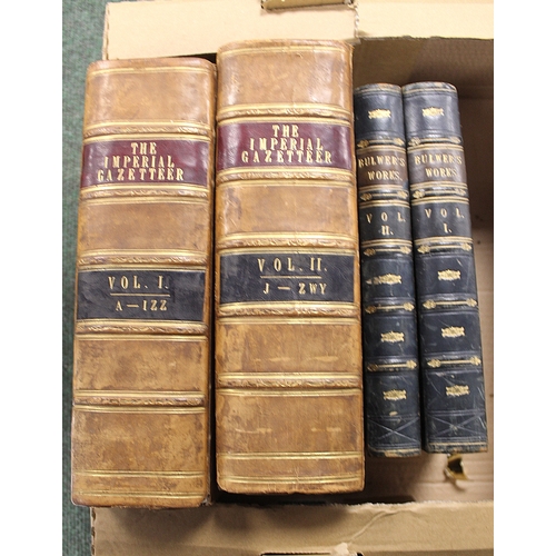 186 - Calf Bound & Others.  A carton of various vols., mixed cond.