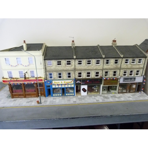 2000 - Dolls house. Impressive hand built street model titled 'The King Street' designed and created by Geo... 