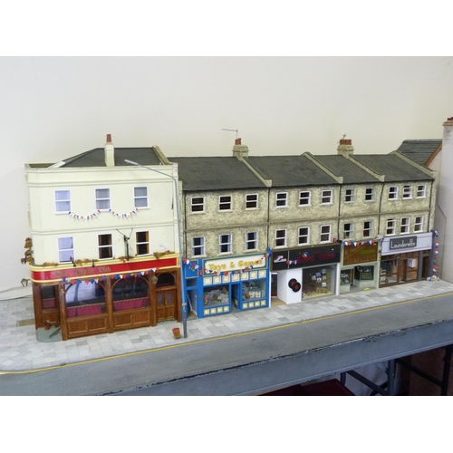 2000 - Dolls house. Impressive hand built street model titled 'The King Street' designed and created by Geo... 