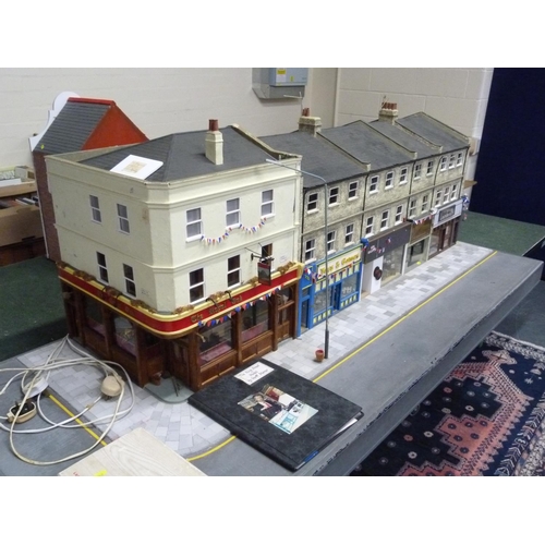 2000 - Dolls house. Impressive hand built street model titled 'The King Street' designed and created by Geo... 