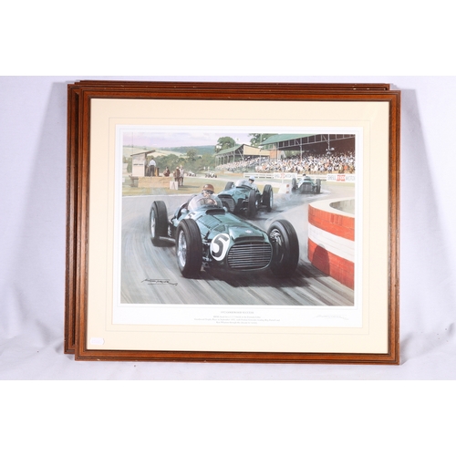 100 - MICHAEL TURNER, a set of seven formula 1 grand prix pencil signed limited edition prints including 1... 