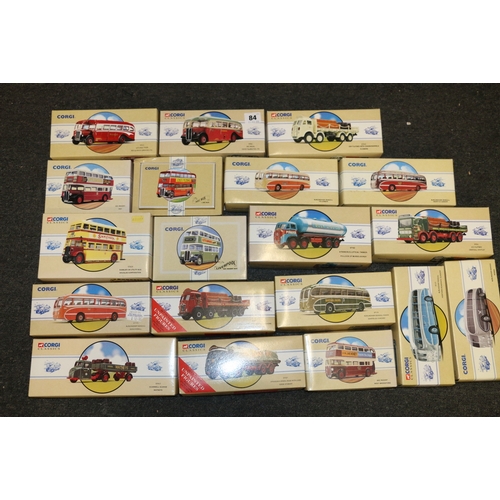 84 - Nineteen Corgi Classics diecast model vehicles including 97179, 97327, 97317, 97170, 97162, 97917, 9... 