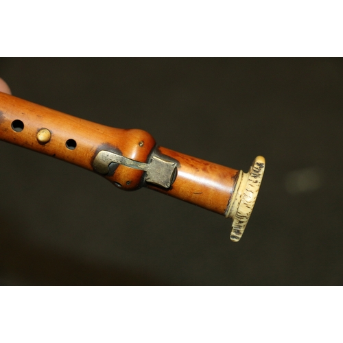 172 - James Wood and Son of London George Wood recorder, 32cm long