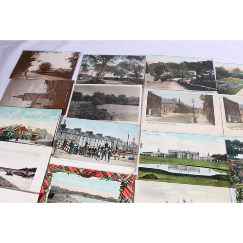 208 - A collection of approximately 100 postcards of Scottish topographical interest with many local East ... 