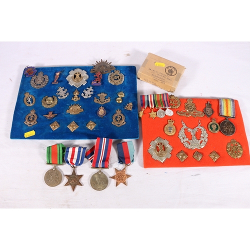 357 - WWII our medal group comprising war medal, defence medal, 1939-1945 star and France and Germany star... 