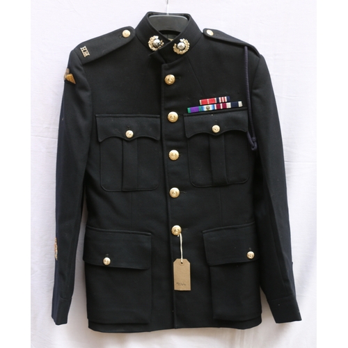 449 - British Royal Navy dress uniform jacket with Edgard and Son Ltd label 