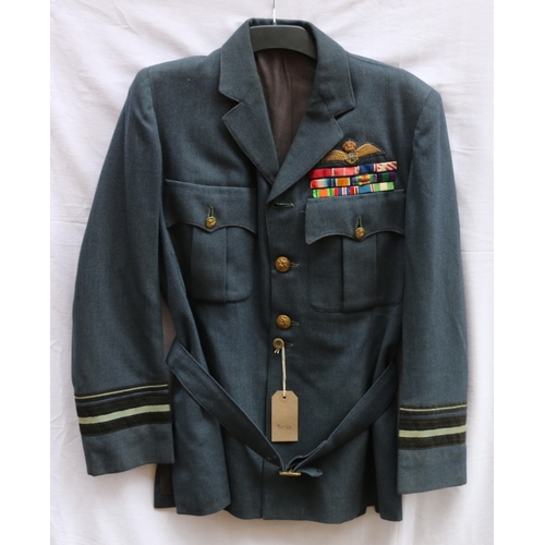 455 - British Royal Air Force dress uniform jacket with Gieves of London label 