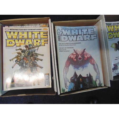 111 - Games Workshop White Dwarf guides and magazines in 14 boxes