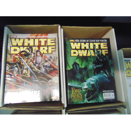 111 - Games Workshop White Dwarf guides and magazines in 14 boxes