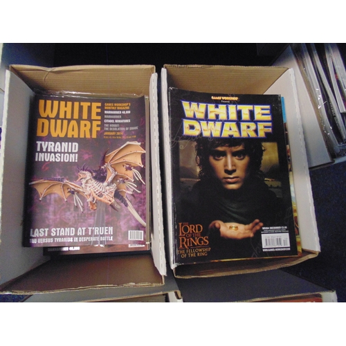 111 - Games Workshop White Dwarf guides and magazines in 14 boxes