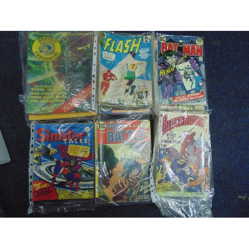 114 - Vintage comics including Victor, The Flash, Fantaastic Four, Spiderman, Hotspur, Phantom, Hulk, Iron... 