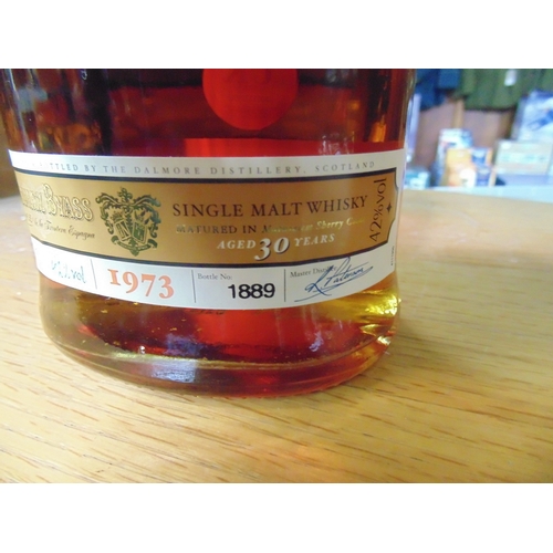 143 - DALMORE 1973 30 year old Highland single malt Scotch whisky, distilled 22nd March 1973, bottle numbe... 