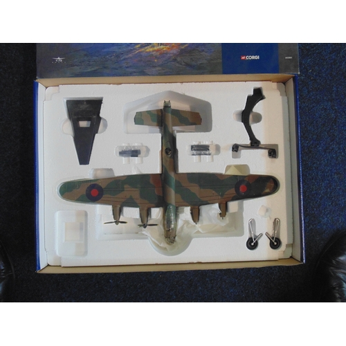 9 - Three Corgi 1:72 scale Aviation Archive model aircraft including two AA32603 Avro Lancaster R5508/KM... 