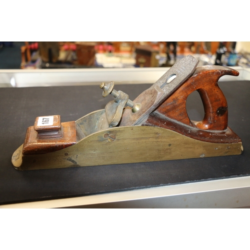 167 - Mathieson and Son of Glasgow jack plane 38cm long