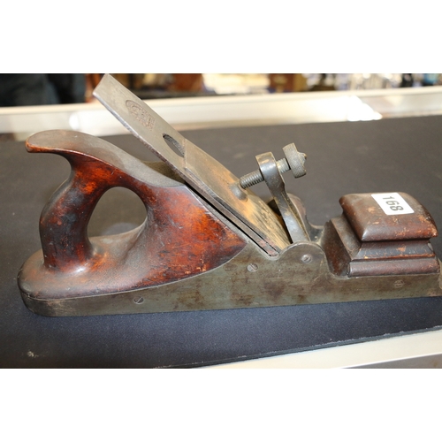 168 - Mathieson and Son of Glasgow wood plane 34cm long and a small tooth plane, (2)