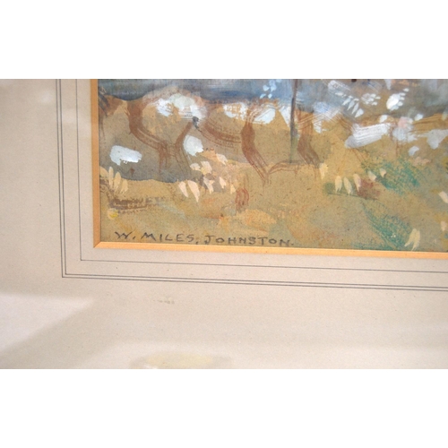 151 - WILLIAM MILES JOHNSTON (1893 - 1974)Solway CoastSigned lower left, watercolour and gouache, 37cm x 5... 