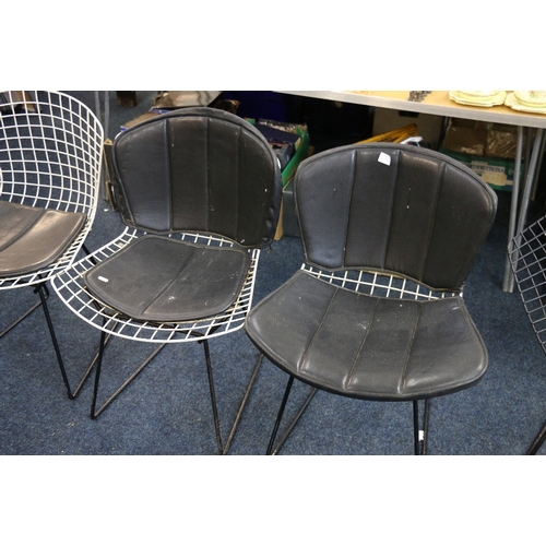 348 - Set of four side chairs after Harry Bertoia for Knoll