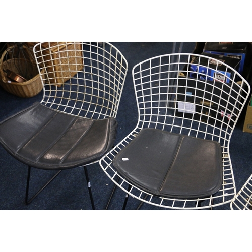 348 - Set of four side chairs after Harry Bertoia for Knoll